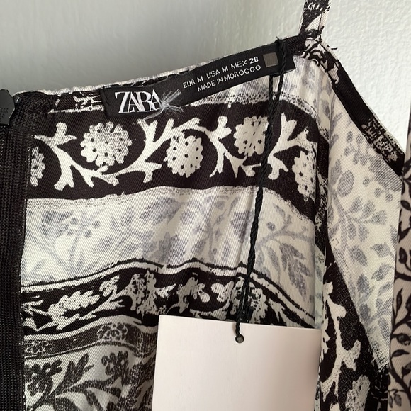 Zara wrap midi dress, size M, new - Picture 8 of 10